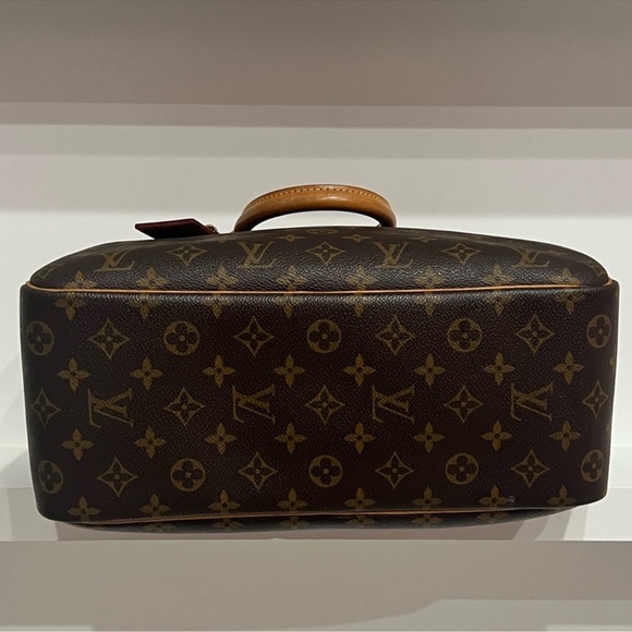 Authentic Louis Vuitton Deauville Brown Monogram Hand Bag w/COA! - Picture 8 of 14